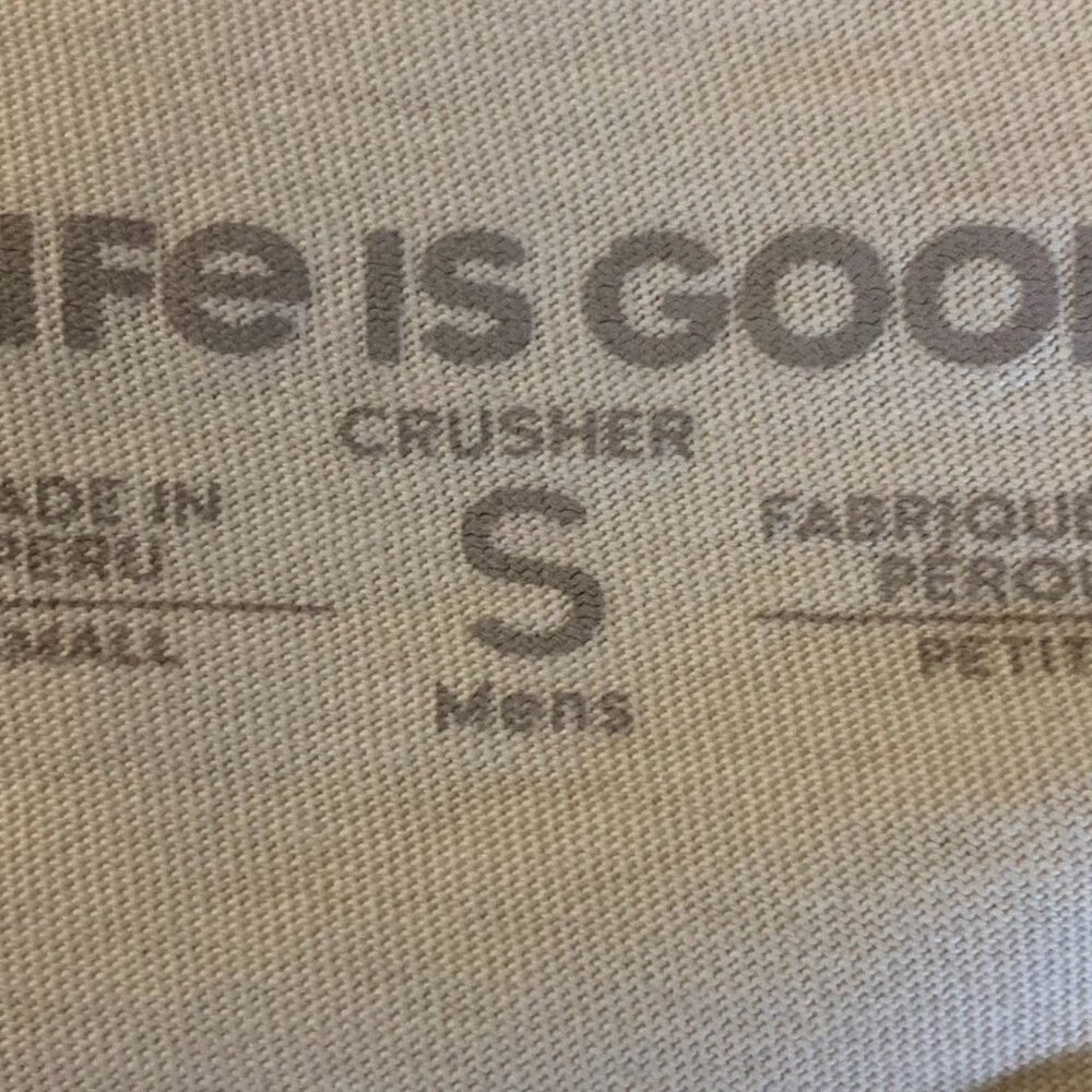 Life Is Good Women's Crusher Vintage Camper Trailer Crew Neck Short‎ Sleeve SZ S - Picture 7 of 12